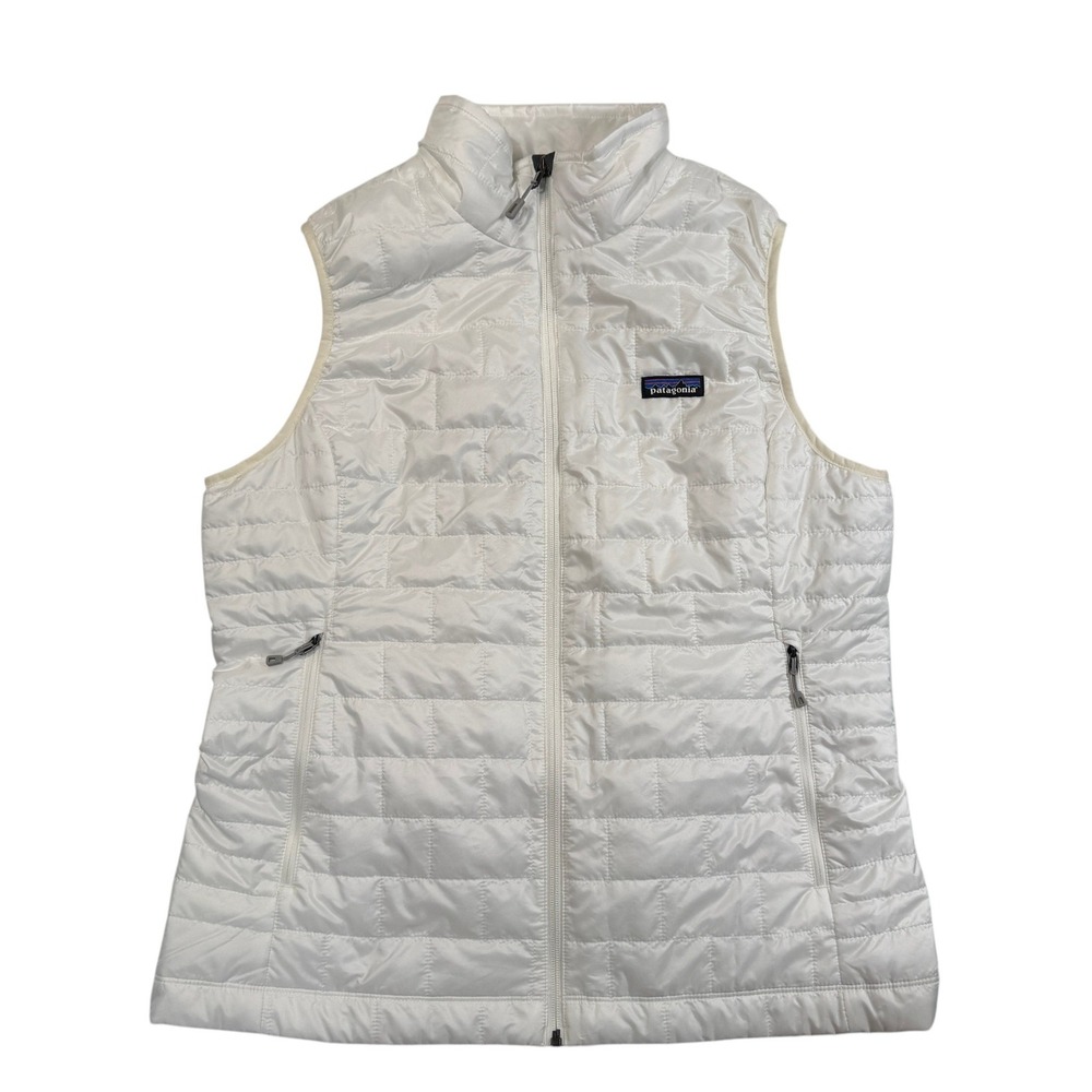 Patagonia Nano Puff Vest Birch White Womens XL NWT 84247 FA23 Quilted Puffer - Picture 9 of 13